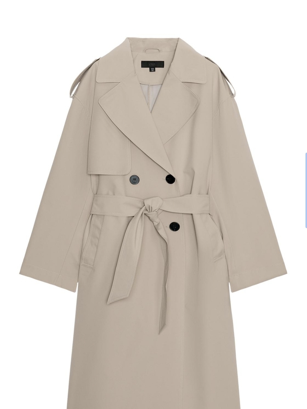 Windproof Water Repellent Long Belted Trench Coat - Women
